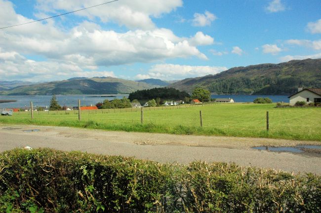 There is a superb view from the sitting room window in Bruaich Cottage, Lochcarron.