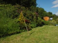 The bedrooms have pine-lined walls and ceilings and are cosy and welcoming. There are superb views from the bedroom windows.